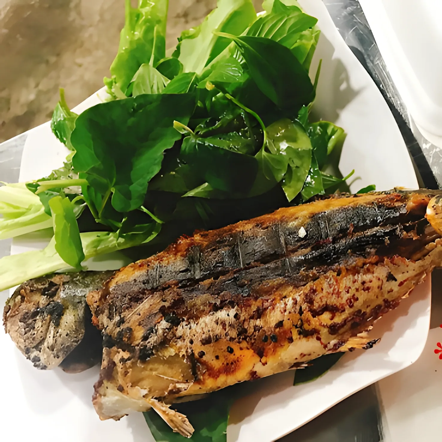 Grilled fish