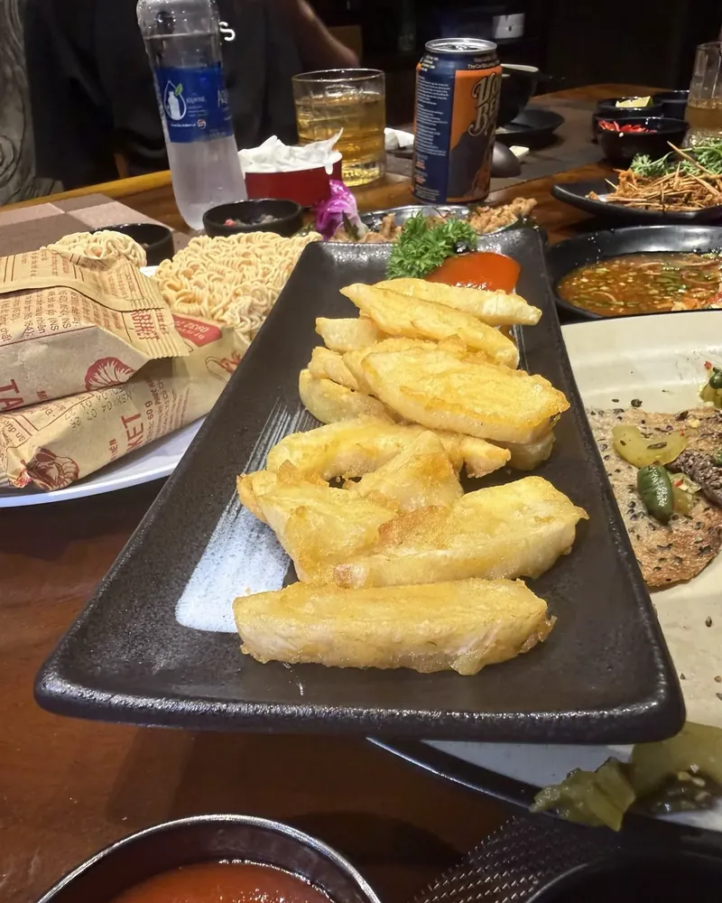Sầu riêng chiên giòn tại Gánh Ngon